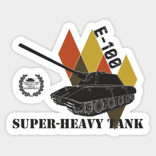 German Monster E-100 Sticker